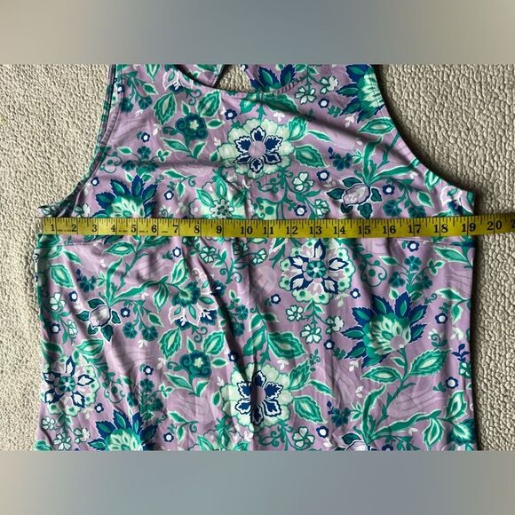 TALBOTS EFFORTLESS JERSEY SHIFT DRESS LARGE FLORAL WOMENS - Picture 8 of 8